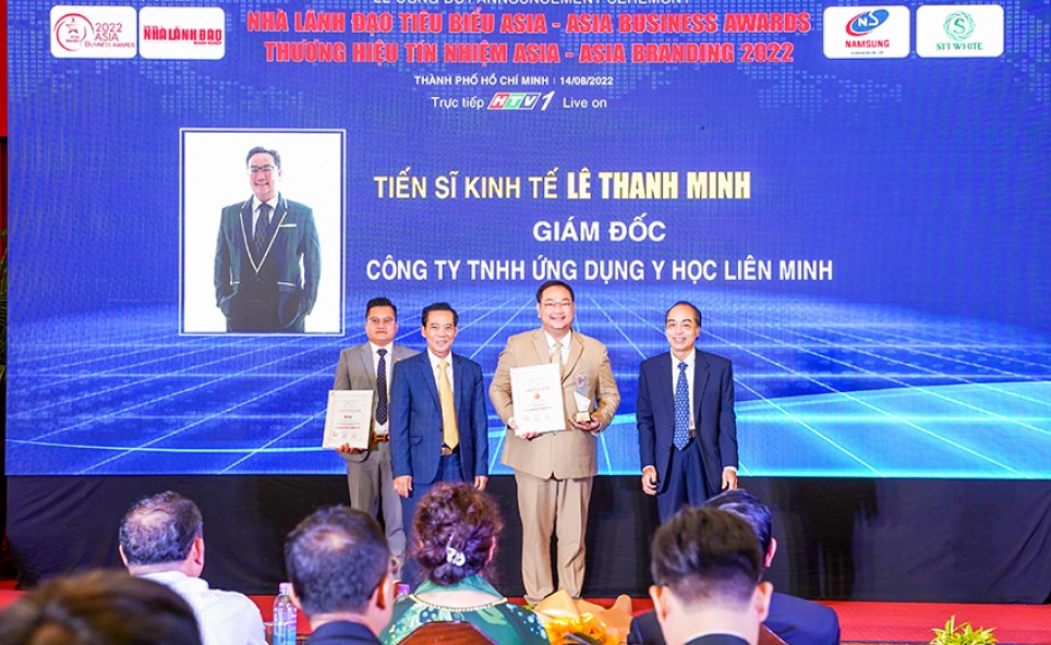 Tiến sĩ Kinh tế Lê Thanh Minh lọt Top 20 Nhà lãnh đạo tiêu biểu Asia 2022