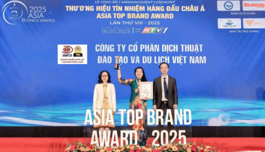 HACO dẫn đầu châu Á về ngôn ngữ và AI- Top 10 Thương hiệu tin cậy 2025