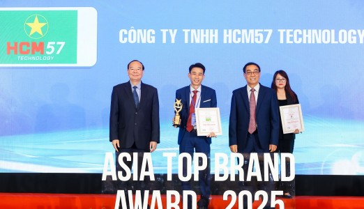 HCM57 TECHNOLOGY LỌT TOP 10 THƯƠNG HIỆU TÍN NHIỆM CHÂU Á 2025: BẢN LĨNH CÔNG NGHỆ VIỆT TRÊN TRƯỜNG QUỐC TẾ
