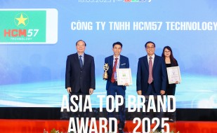 HCM57 Technology lọt Top 10 Thương hiệu Tín nhiệm Châu Á 2025: Bản lĩnh công nghệ Việt trên trương quốc tế