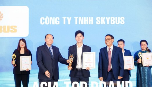 SKYBUS chuyên về các dòng xe VIP LIMOUSINE đạt top 10 Thương hiệu Tín nhiệm Hàng đầu Châu Á