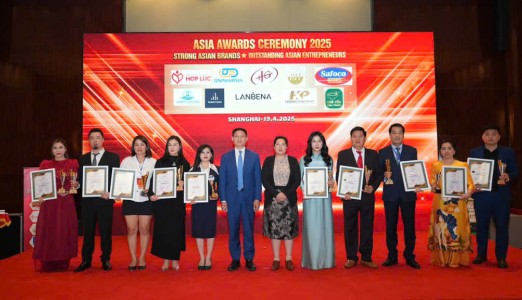 Thực phẩm Tuyết Tâm được vinh dự nhận giải Top 10 Doanh nghiệp tiêu biểu Châu Á 2025 tại Thượng Hải (Trung Quốc)