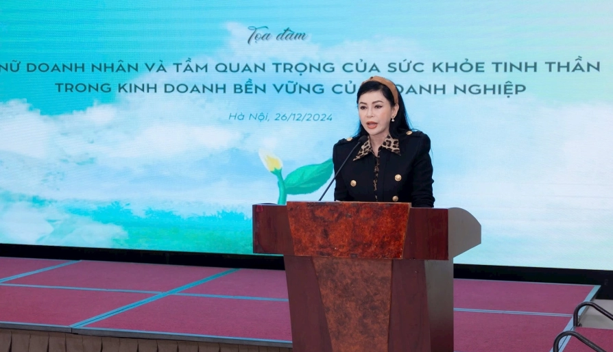 Doanh nhân Lê Hồng Thủy Tiên: “Chăm sóc sức khỏe tinh thần thúc đẩy bình đẳng giới và phát triển bền vững”