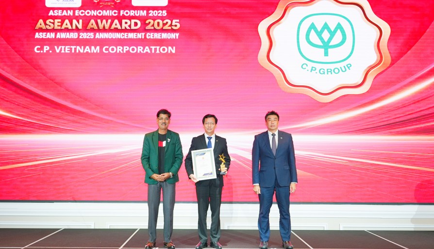Asean Award 2025: Dấu ấn tăng trưởng xanh từ C.P. Việt Nam
