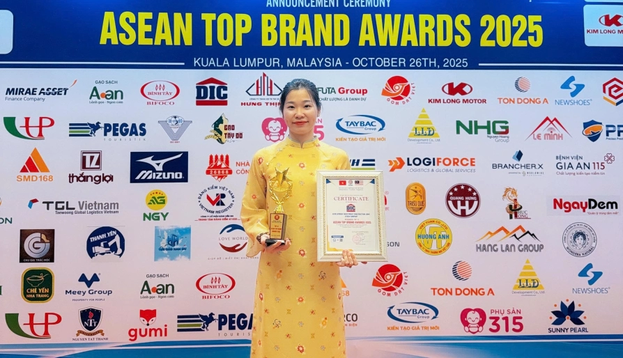 Tập Đoàn DIC nhận giải thưởng Top 10 Thương Hiệu Uy Tín Hàng Đầu ASEAN 2025