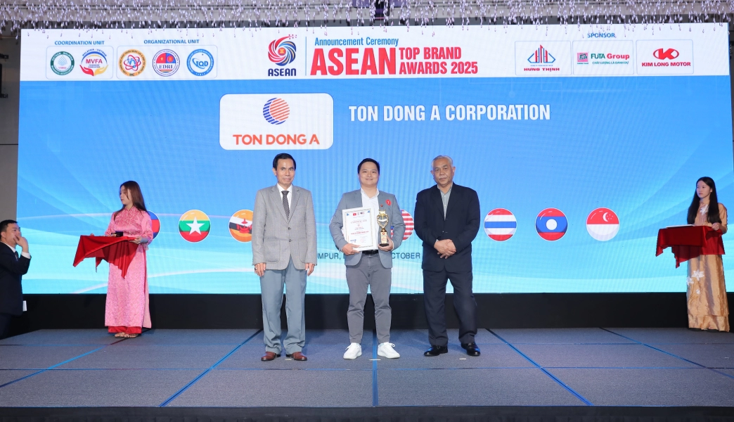 Tôn Đông Á vinh dự đạt Top 10 Thương Hiệu Uy Tín Hàng Đầu ASEAN 2025: Khẳng Định Bản Lĩnh Việt - Vươn Tầm Khu Vực