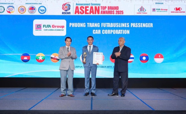 FUTA GROUP &amp; KIM LONG MOTOR ĐƯỢC VINH DANH  TẠI LỄ CÔNG BỐ THƯƠNG HIỆU UY TÍN HÀNG ĐẦU ASEAN 2025