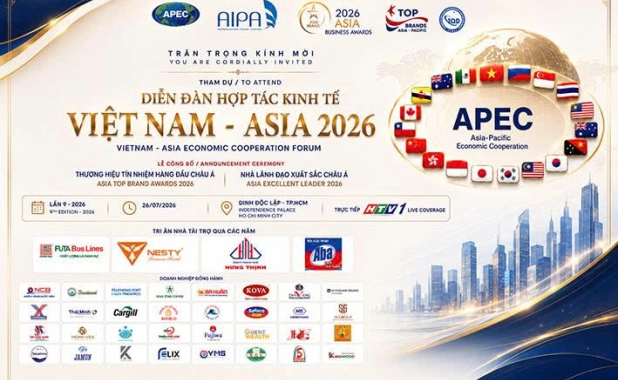 Lễ công bố “Thương Hiệu Tín Nhiệm Hàng Đầu Châu Á 2026” tại Dinh Độc Lập