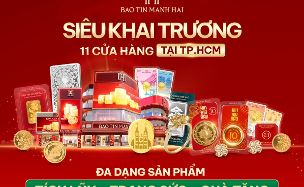 Trào lưu sắm vàng "mini" từ 0,1 chỉ và sức hút từ hệ sinh thái tích lũy của Bảo Tín Mạnh Hải tại TP.HCM