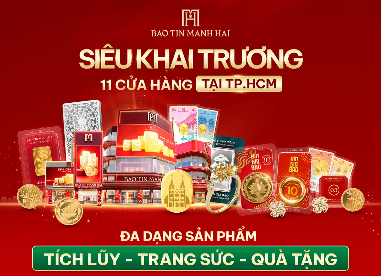 Trào lưu sắm vàng "mini" từ 0,1 chỉ và sức hút từ hệ sinh thái tích lũy của Bảo Tín Mạnh Hải tại TP.HCM