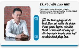 TS. Nguyễn Vinh Huy - Chủ tịch sáng lập Hệ thống Luật Thịnh Trí: “Trách nhiệm của doanh nhân là hiểu và tuân thủ pháp luật”