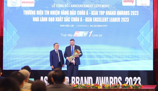 Lễ công bố Thương Hiệu Tín Nhiệm Hàng Đầu Châu Á - Asia Top Brand Awards 2023, Nhà Lãnh Đạo Xuất Sắc Châu Á - Asia Excellent Leader 2023