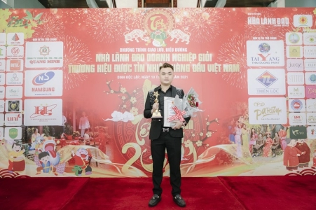 Doanh nhân Quốc Trường vinh dự nhận giải thưởng &quot;Nhà Lãnh Đạo Doanh Nghiệp Giỏi&quot;