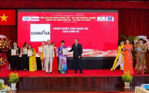 Thương hiệu Chè sạch Chính Hà tự hào và vinh dự khi đón nhận Top 20 Thương hiệu mạnh Quốc gia