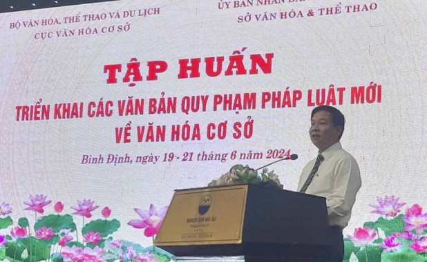 Tập huấn triển khai văn bản quy phạm pháp luật mới về văn hóa cơ sở