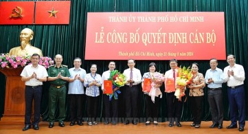 Ban Thường vụ Thành ủy TP HCM có thêm 4 thành viên