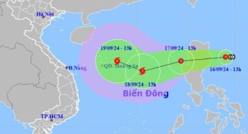 Áp thấp nhiệt đới sắp mạnh lên thành bão di chuyển 15 km/giờ hướng vào biển Đông