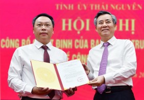 Thứ trưởng Bộ TT-TT Nguyễn Huy Dũng làm Phó Bí thư Tỉnh ủy Thái Nguyên