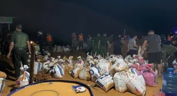 Tuyên Quang: Vỡ đê sông Lô đoạn qua huyện Sơn Dương