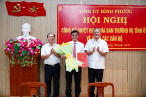 Chỉ định 3 cán bộ tham gia Ban Chấp hành Đảng bộ tỉnh Bình Phước