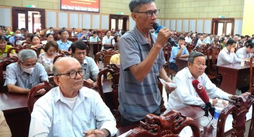 Cử tri Bình Chánh: Dự án Sing - Việt liên quan đến bà Trương Mỹ Lan làm nữa hay không?