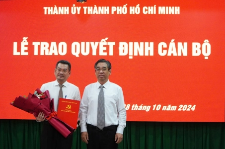 Ông Hoàng Minh Tuấn Anh giữ chức Bí thư Quận ủy quận 7