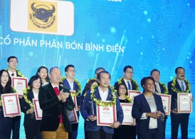 Phân bón Bình Điền tiếp tục đạt danh hiệu “Top 50 Doanh Nghiệp Xuất Sắc Nhất Việt Nam Năm 2024”.