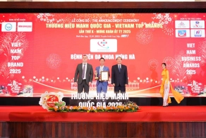 Bệnh viện Đa khoa Hưng Hà vinh dự lọt Top 12 Thương Hiệu Mạnh Quốc Gia 2025 - Viet Nam Top Brand Awards lần thứ X mừng xuân Ất Tỵ 2025