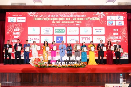 Công ty cổ phần đầu tư và phát triển Việt Á Châu đạt Top12 Thương hiệu mạnh quốc gia 2025