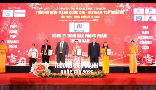 Công ty TNHH VPP Thuận Nam đồng hành cùng Thương Hiệu Mạnh Quốc Gia 2025