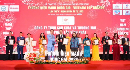 TVP FOOD VINH DỰ NHẬN GIẢI THƯỞNG THƯƠNG HIỆU MẠNH QUỐC GIA - LẦN THỨ X 2025