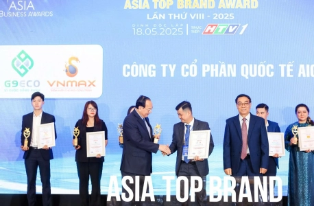 Sơn G9ECO khẳng định vị thế với giải thưởng Top 10 ASIA Brand