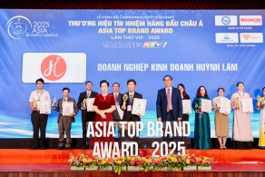 Muối ớt sấy Huỳnh Lâm được vinh danh Top 50 Thương Hiệu Tín Nhiệm Hàng Đầu Châu Á