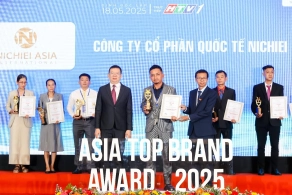 Nichiei Asia vinh dự đạt Top 10 Thương hiệu Tín nhiệm Hàng đầu Châu Á năm 2025