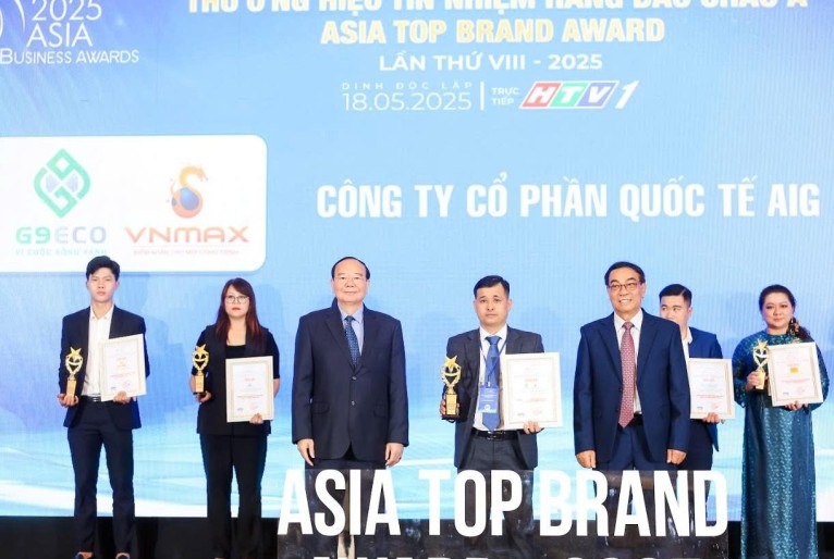 Sơn VNMAX - Thương hiệu sơn Việt được vinh danh Top 10 ASIA Brand 2025
