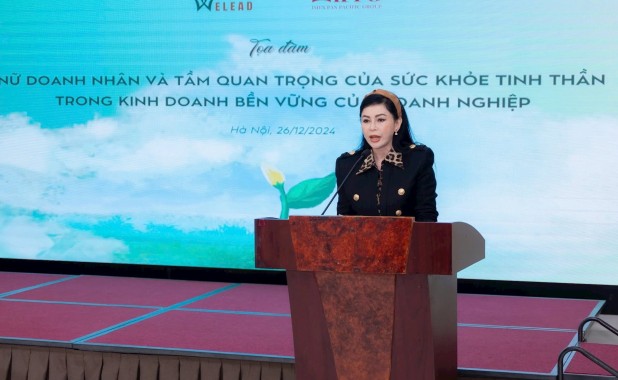 Doanh nhân Lê Hồng Thủy Tiên: “Chăm sóc sức khỏe tinh thần thúc đẩy bình đẳng giới và phát triển bền vững”