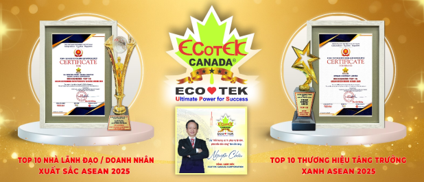 ECOTEK CANADA VÀ CÔNG TY TNHH TM NGUYÊN HÀ TỰ HÀO ĐƯỢC VINH DANH