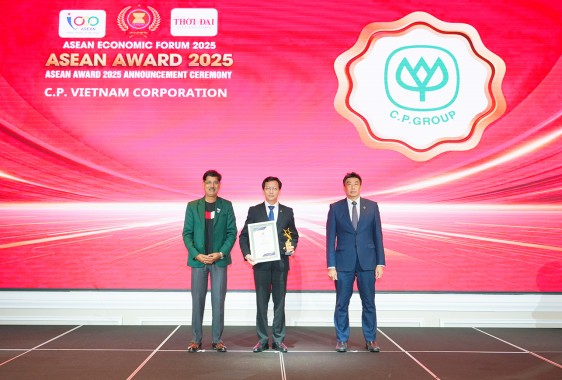 Asean Award 2025: Dấu ấn tăng trưởng xanh từ C.P. Việt Nam