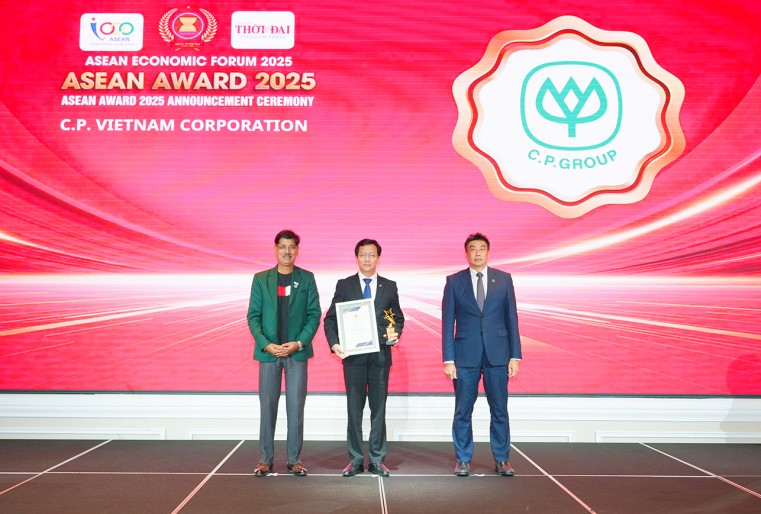 Asean Award 2025: Dấu ấn tăng trưởng xanh từ C.P. Việt Nam