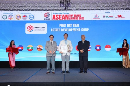 Phát Đạt được vinh danh Top 10 Thương hiệu Tăng trưởng xanh ASEAN 2025