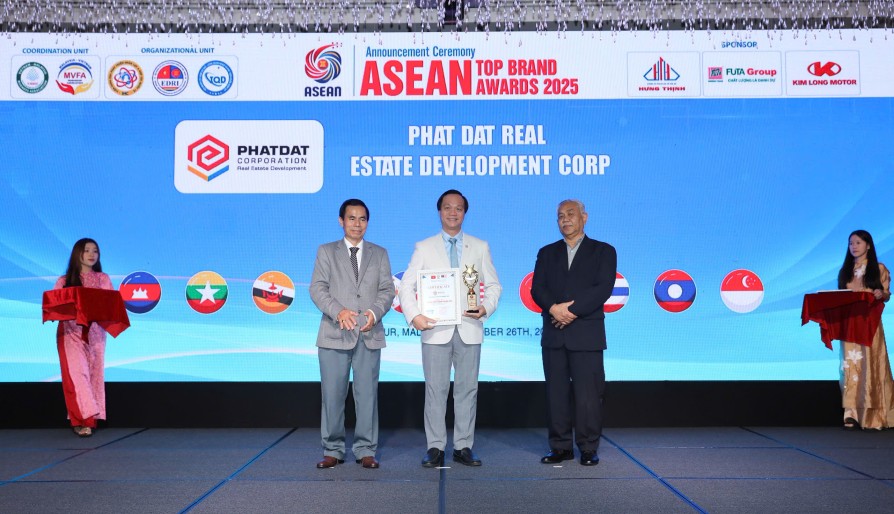 Phát Đạt được vinh danh Top 10 Thương hiệu Tăng trưởng xanh ASEAN 2025