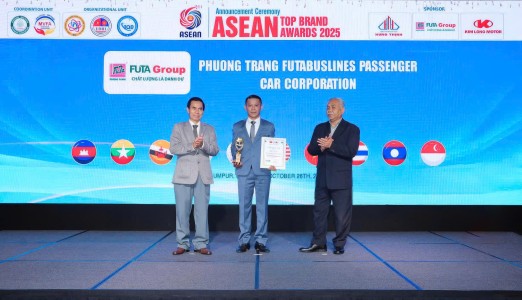FUTA GROUP & KIM LONG MOTOR ĐƯỢC VINH DANH  TẠI LỄ CÔNG BỐ THƯƠNG HIỆU UY TÍN HÀNG ĐẦU ASEAN 2025