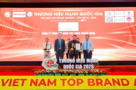 Công ty TNHH Lực Quán tỏa sáng tại Thương hiệu Mạnh Quốc Gia 2026 – Khẳng định chất lượng và vị thế doanh nghiệp nhựa Việt
