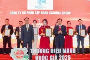 SGlobal đạt Top 10 Thương hiệu mạnh Quốc gia, khẳng định hướng đi bền vững cho ngành làm đẹp Việt Nam