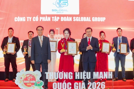 SGlobal đạt Top 10 Thương hiệu mạnh Quốc gia, khẳng định hướng đi bền vững cho ngành làm đẹp Việt Nam