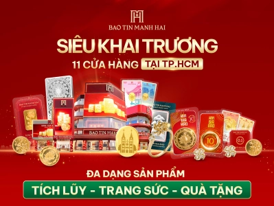 Trào lưu sắm vàng "mini" từ 0,1 chỉ và sức hút từ hệ sinh thái tích lũy của Bảo Tín Mạnh Hải tại TP.HCM