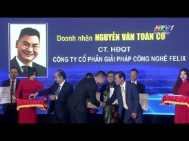 Doanh Nhân Nguyễn Văn Toàn Cơ - TGĐ Công Ty Cổ Phần Giải Pháp Công Nghệ Felix nhận giải thưởng Top 10 Nhà Lãnh Đạo Tiêu Biểu Asia 2022