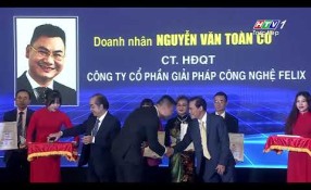 Doanh Nhân Nguyễn Văn Toàn Cơ - TGĐ Công Ty Cổ Phần Giải Pháp Công Nghệ Felix nhận giải thưởng Top 10 Nhà Lãnh Đạo Tiêu Biểu Asia 2022