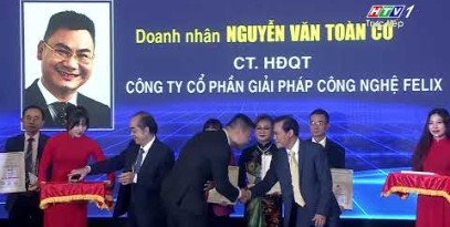 Doanh Nhân Nguyễn Văn Toàn Cơ - TGĐ Công Ty Cổ Phần Giải Pháp Công Nghệ Felix nhận giải thưởng Top 10 Nhà Lãnh Đạo Tiêu Biểu Asia 2022