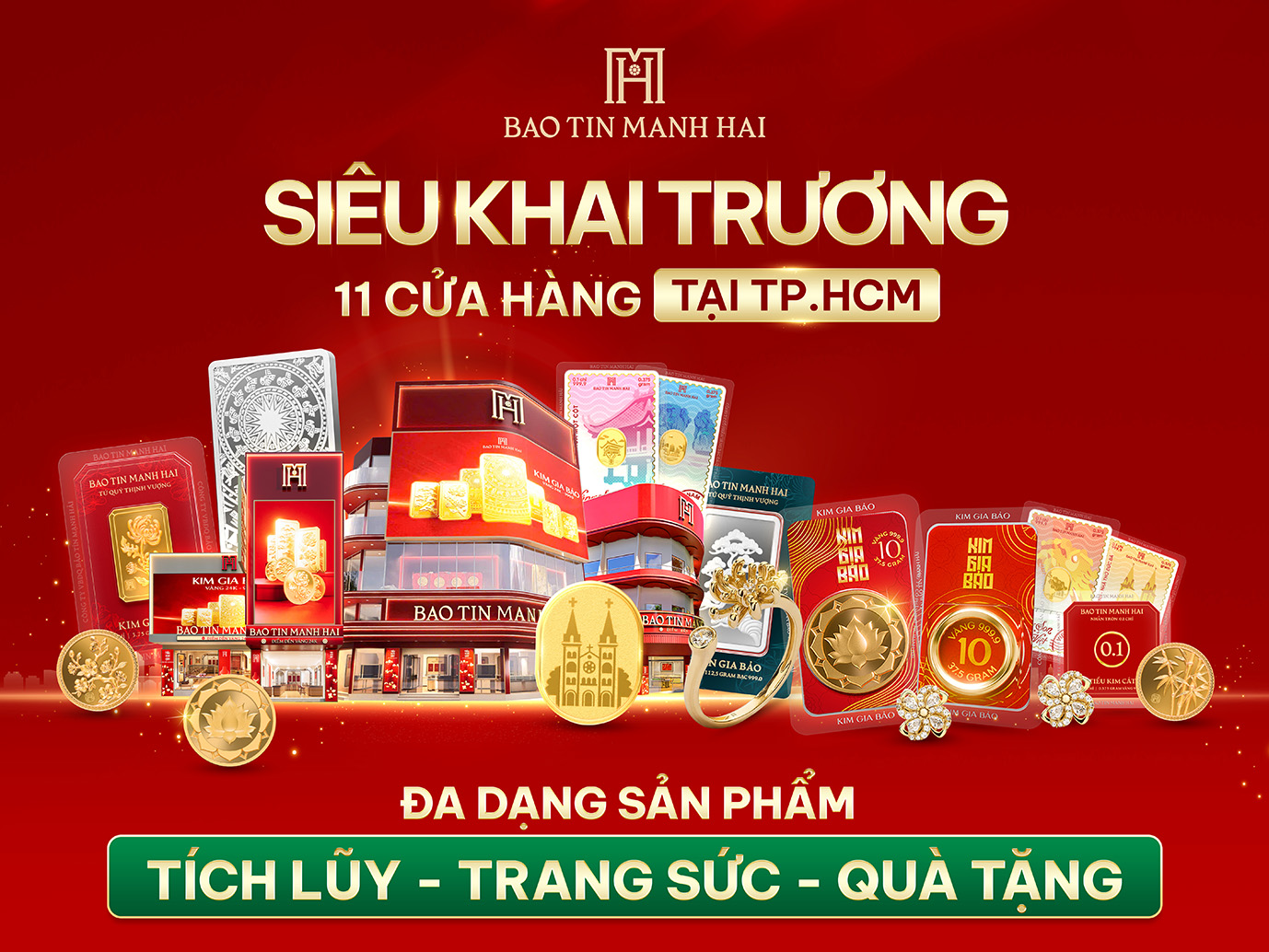 Trào lưu sắm vàng "mini" từ 0,1 chỉ và sức hút từ hệ sinh thái tích lũy của Bảo Tín Mạnh Hải tại TP.HCM